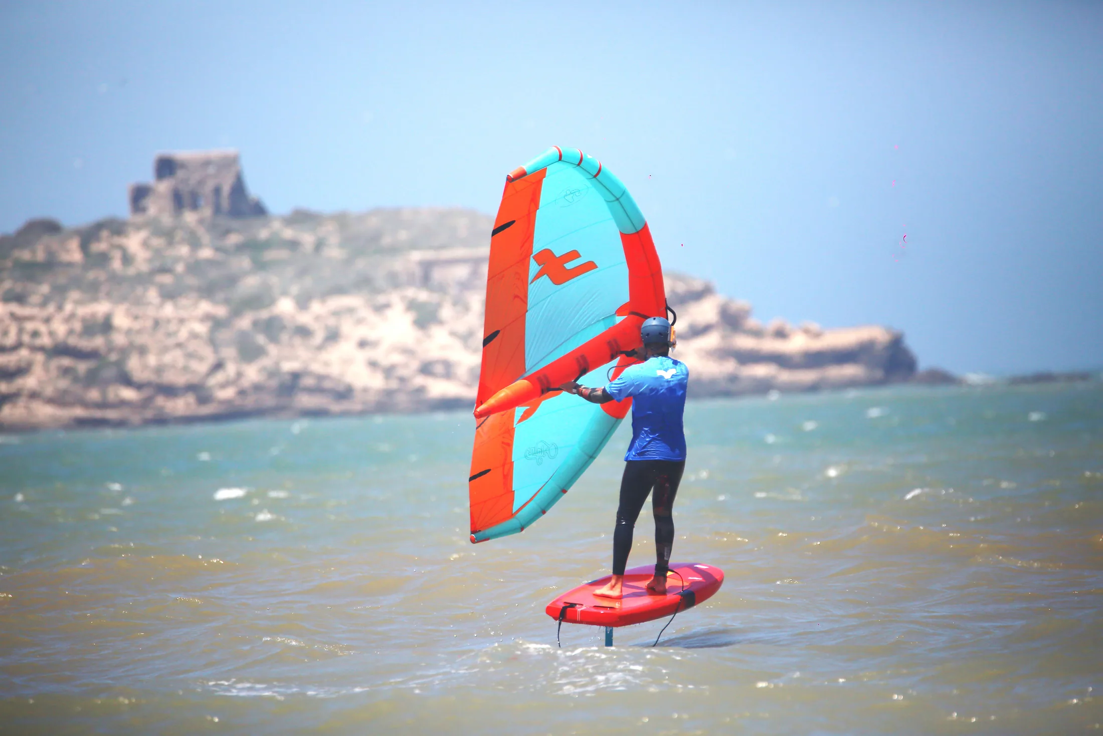 Niveau requis pour louer un wingfoil à Essaouira